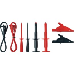 Jeu de câbles de mesure TA 3 044126 8 pièces D. de points de mesure 4 mm longueur 1000 mm BENNING