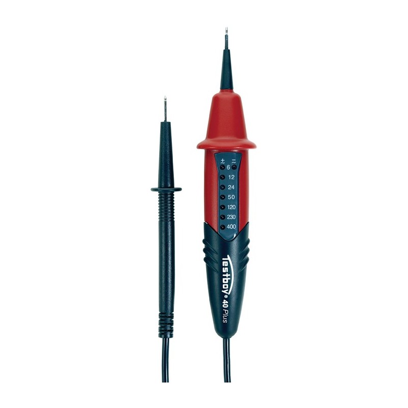 Détecteur de tension TB 40 Plus 6 -400 V AC/DC bipolaire recherche de phases conduct. protect. TESTBOY Détecteur de tension TB 40 Plus 6 -400 V AC/DC bipolaire recherche de phases conduct. protect. TESTBOY