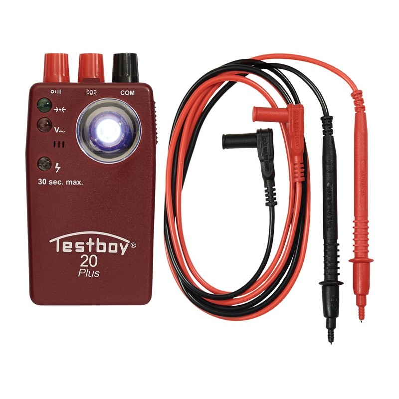 Testeur de continuité TB 20 Plus jusquà 300 V CAT II 300 V TESTBOY Testeur de continuité TB 20 Plus jusquà 300 V CAT II 300 V TESTBOY