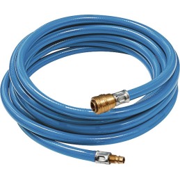 Set tuyaux pour air comprimé en soft PVC D. intérieur 6,3 mm D. ext. 11 mm longueur 5 m raccord rapide DN 7,2 RIEGLER