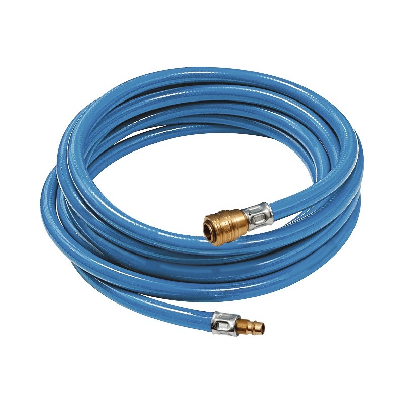 Set tuyaux pour air comprimé en soft PVC D. intérieur 9 mm D. ext. 14,5 mm longueur 5 m raccord rapide DN 7,2 RIEGLER Set tuyaux pour air comprimé en soft PVC D. intérieur 9 mm D. ext. 14,5 mm longueur 5 m raccord rapide DN 7,2 RIEGLER