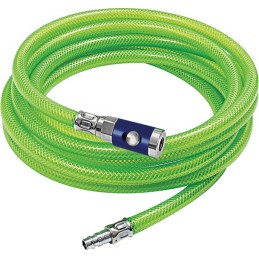 Set de tuyaux professionnels D. tuyau 15 x 9 mm L.10m tissu PVC vert vif raccord de sécurité/manchon NW7,4 RIEGLER