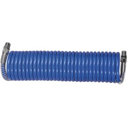 Set de tuyaux spiralés D. intérieur 6 mm D. ext. 8 mm longueur 5 m R 1/4 po. rouleau RIEGLER
