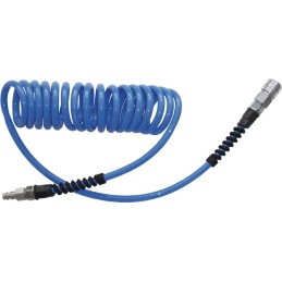 Set de tuyaux spiralés D. intérieur 5 mm D. ext. 8 mm longueur 3 m raccord DN 7,2 EWO