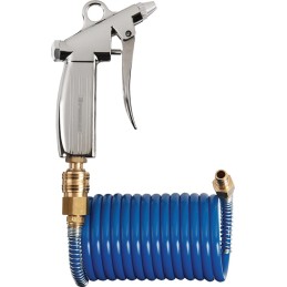 Set de pistolets à tuyaux spiralés D. intérieur 6 mm D. ext. 8 mm longueur 2,5 m raccord DN 7,2 PROMAT