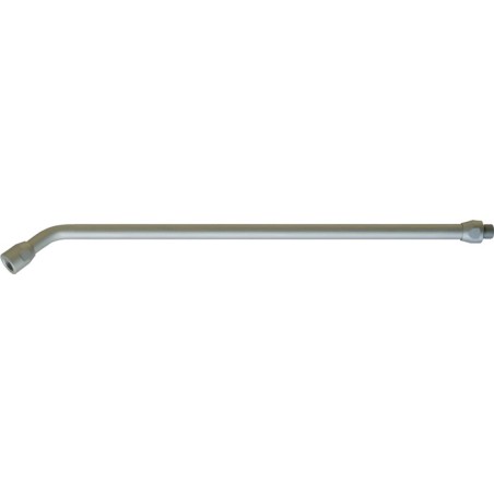 Rallonge de soufflettes aluminium coudé longueur 450 mm EWO