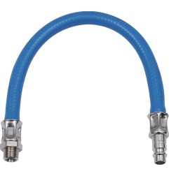 Amortisseur de vibrations filetage extérieur G 1/4 po. DN 7,2-7,8 avec tuyau 300 mm RIEGLER