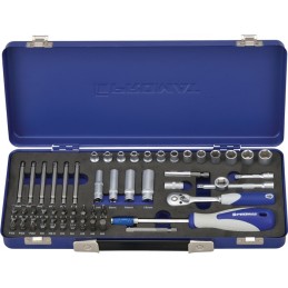 Coffret douilles 61 pièces...