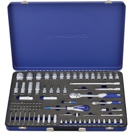 Coffret douilles 91 pièces...