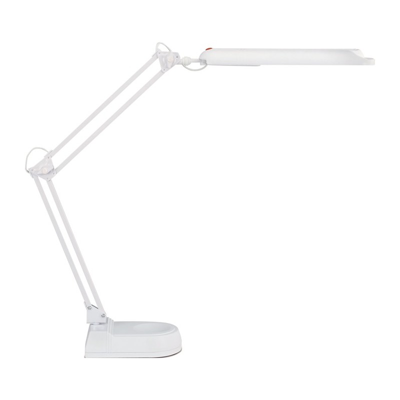 Lampe de bureau métal/plastique blanc hauteur maxi. 450 mm pied avec LED Lampe de bureau métal/plastique blanc hauteur maxi. 450 mm pied avec LED