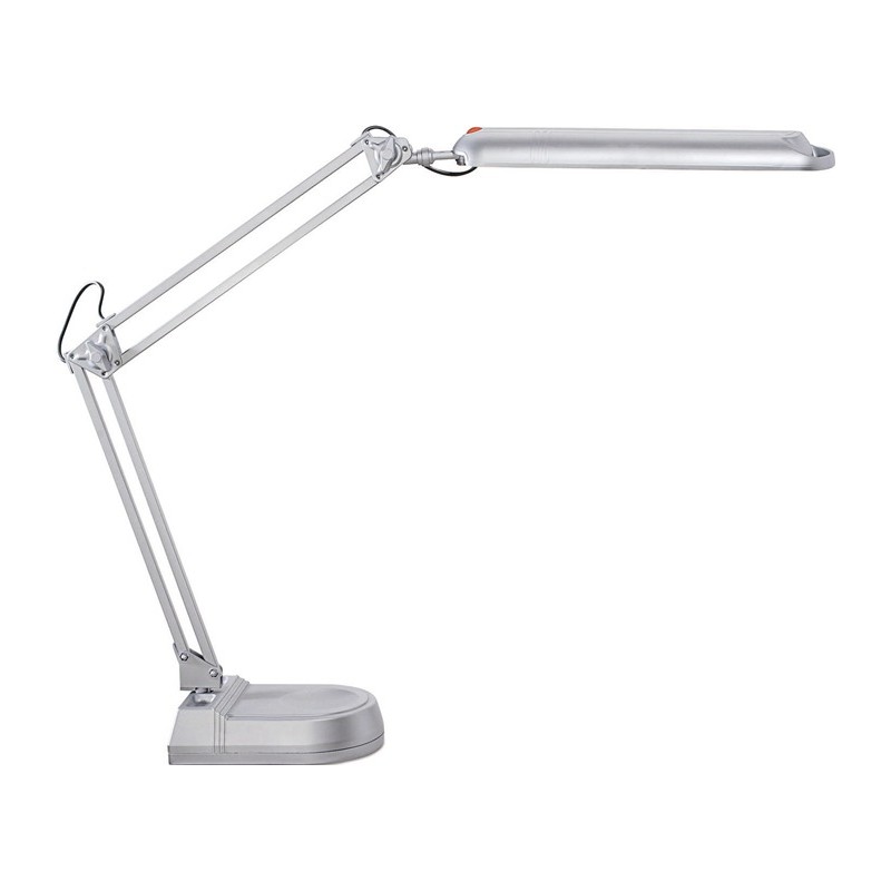 Lampe de bureau métal/plastique blanc hauteur maxi. 450 mm pied avec LED Lampe de bureau métal/plastique blanc hauteur maxi. 450 mm pied avec LED
