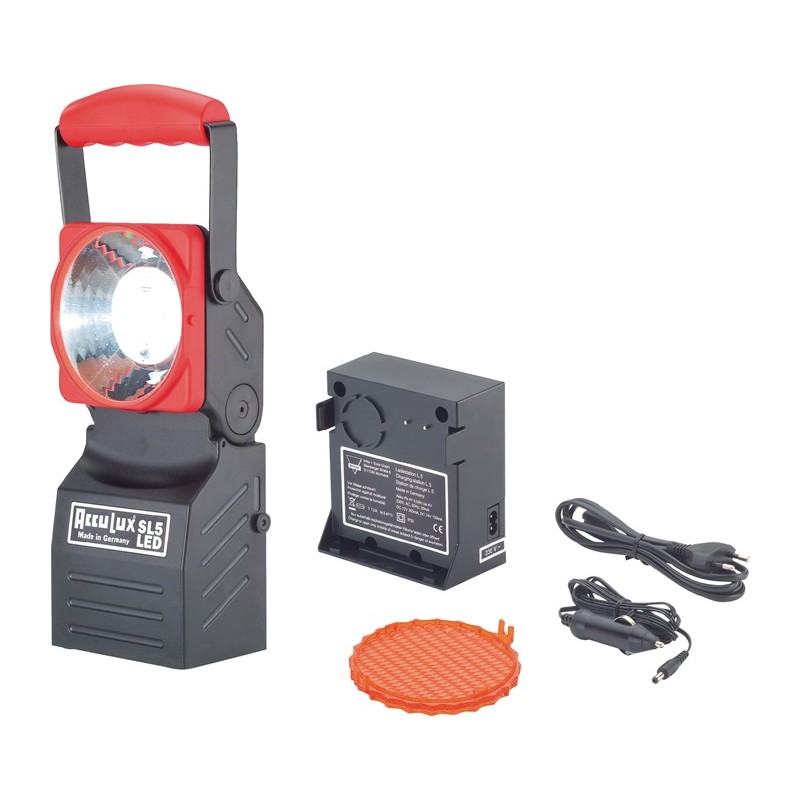 Lampe de travail et de secours Set AccuLux SL5 LED 3 W HL : 5 h PL : 75 h IP54 ACCULUX Lampe de travail et de secours Set AccuLux SL5 LED 3 W HL : 5 h PL : 75 h IP54 ACCULUX