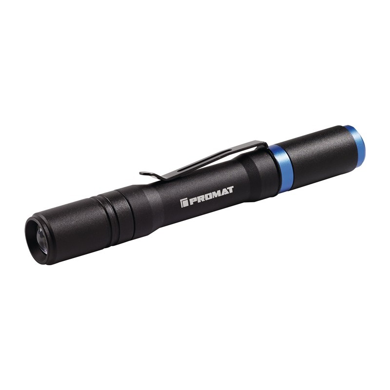 Lampe de poche à LED 110 lm Li-Ion 35 m PROMAT Lampe de poche à LED 110 lm Li-Ion 35 m PROMAT