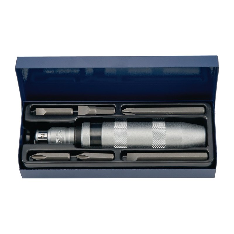 Jeu de desserrage de vis 8 pièces 1/2 po. dans coffret en tôle d’acier PROMAT
