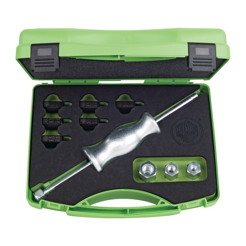 Jeu de marteaux à coulisse KS-22-01 10 pièces dans coffret en plastique KUKKO Jeu de marteaux à coulisse KS-22-01 10 pièces dans coffret en plastique KUKKO