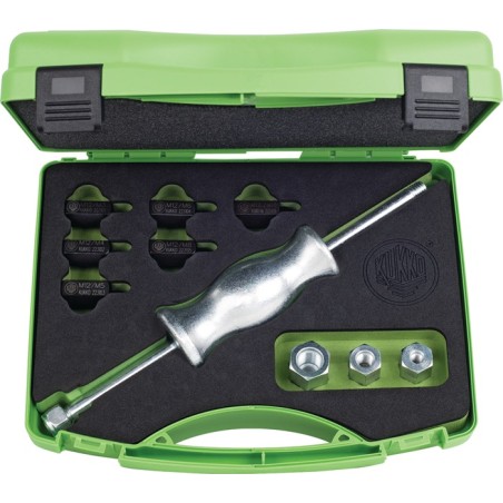 Jeu de marteaux à coulisse KS-22-01 10 pièces dans coffret en plastique KUKKO