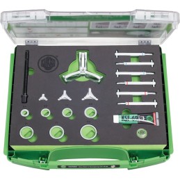 Jeu d extracteurs pour roulem. à billes K-70 18 pièces plage de serrage 10-30 mm KUKKO