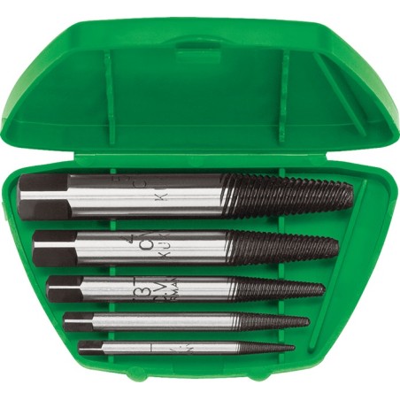 Jeu d extracteurs de vis 49-A M3-M18 5 pièces taille nominale 1, 2, 3, 4, 5 KUKKO