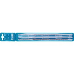 Lime d affûtage pour scies à chaîne L. 200 mm coupe transv. 4 mm coupe 3 rond PFERD
