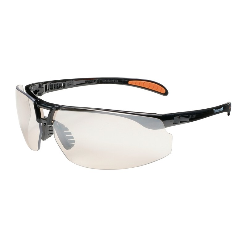 Lunettes de protection Protégé EN 166-1FT branches noires, verres transparents polycarbonate HONEYWELL Lunettes de protection Protégé EN 166-1FT branches noires, verres transparents polycarbonate HONEYWELL