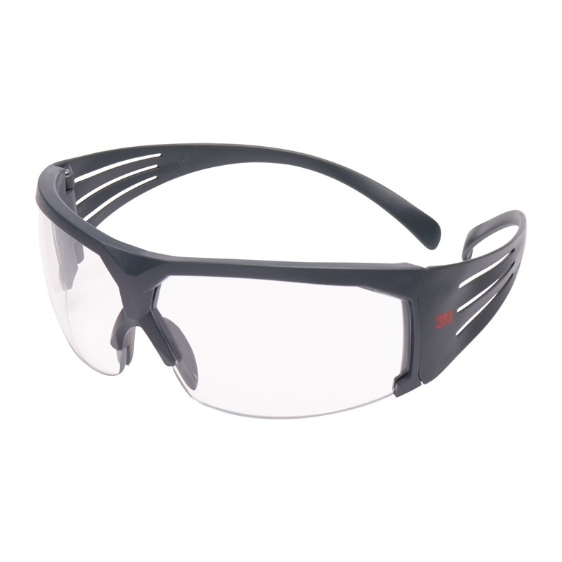 Lunettes de protection SecureFit-SF600 EN 166 branches grises, verres transparents polycarbonate 3M Lunettes de protection SecureFit-SF600 EN 166 branches grises, verres transparents polycarbonate 3M