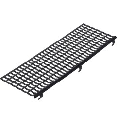 Grillage stop-feuilles largeur 100-150 mm longueur 1 m noir PROTEKTOR