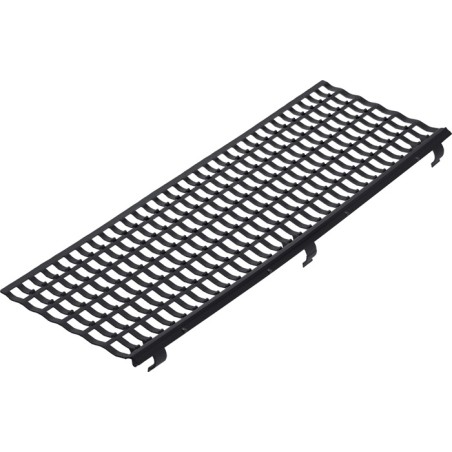 Grillage stop-feuilles largeur 100-150 mm longueur 1 m noir PROTEKTOR