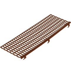 Grillage stop-feuilles largeur 100-150 mm longueur 1 m noir PROTEKTOR
