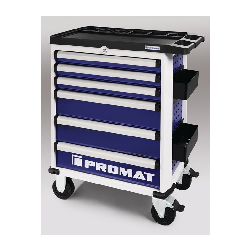 Servante datelier PLUS l.775xP470xH1000 mm 500 kg 6 tiroirs tôle dacier PROMAT Servante datelier PLUS l.775xP470xH1000 mm 500 kg 6 tiroirs tôle dacier PROMAT