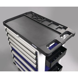 Servante datelier PLUS l.775xP470xH1000 mm 500 kg 6 tiroirs tôle dacier PROMAT