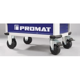 Servante datelier PLUS l.775xP470xH1000 mm 500 kg 6 tiroirs tôle dacier PROMAT