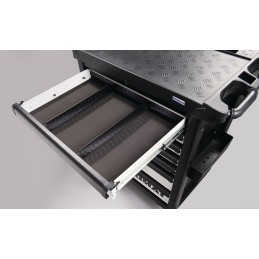 Servante datelier profil l.790xP480xH1035 mm 650 kg 7 tiroirs tôle dacier PROMAT