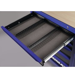 Établi roulant TREND L extérieure1120xP460xH1030 mm nombre de tiroirs 6 25 kg 400 kg PROMAT