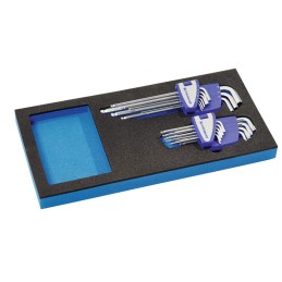 Module à outils LD45 18 pièces module 1/3 SW 1,5-10 mm, T9-T45 long avec rotule et TX int. PROMAT