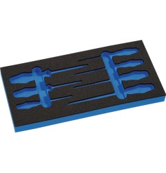 Module à outils insert vide module 1/3 4000 871 290, 7 pcs. WERA