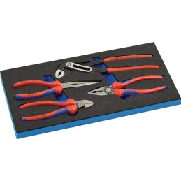 Module à outils LD45 4 pièces module 1/3 jeu de pinces jeu de pinces Knipex KNIPEX