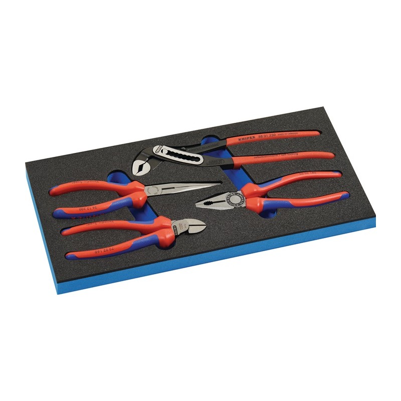 Module à outils LD45 4 pièces module 1/3 jeu de pinces jeu de pinces Knipex KNIPEX Module à outils LD45 4 pièces module 1/3 jeu de pinces jeu de pinces Knipex KNIPEX