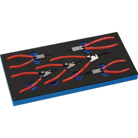 Module à outils 6 pièces module 1/3 bagues intérieures/extérieures J0-2/A0-2 KNIPEX