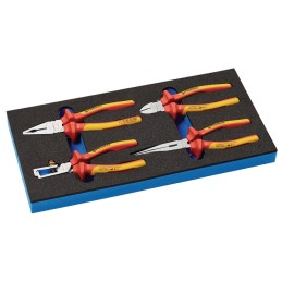 Module à outils LD45 4 pièces module 1/3 jeux de pinces VDE p. PROMAT 