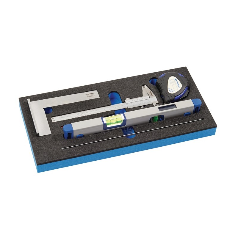 Module à outils LD45 6 pièces module 1/3 jeu dinstruments de mesure pied à coulisse, largeur butée PROMAT Module à outils LD45 6 pièces module 1/3 jeu dinstruments de mesure pied à coulisse, largeur butée PROMAT