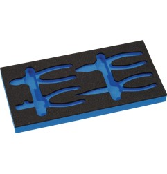 Module à outils insert vide module 1/3 4000 871 293, 4 pcs. KNIPEX