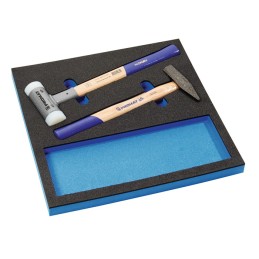 Module à outils LD45 2 pièces module 1/3 maillet à frappe amortie/marteau rivoir serrure, marteau rivoir PROMAT