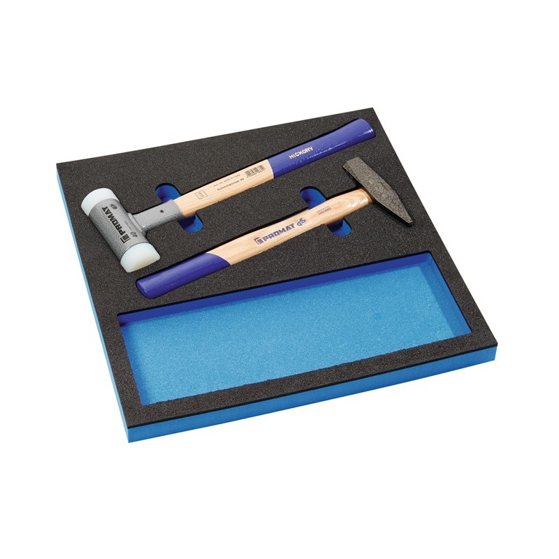 Module à outils LD45 2 pièces module 1/3 maillet à frappe amortie/marteau rivoir serrure, marteau rivoir PROMAT Module à outils LD45 2 pièces module 1/3 maillet à frappe amortie/marteau rivoir serrure, marteau rivoir PROMAT