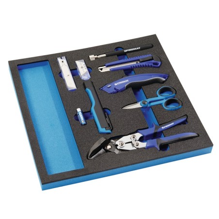 Module à outils LD45 12 pièces module 2/3 Accessoires dateliers couteau univ. cutter PROMAT