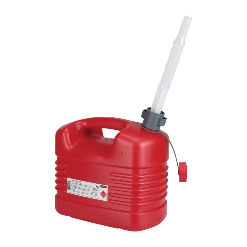 Bidon 10 Litres Carburant PRESSOL Rouge