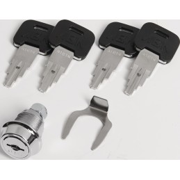 Serrure à cylindre avec quatre clés adapté à serv.atelierPlus, profi,établi roul.Plus PROMAT