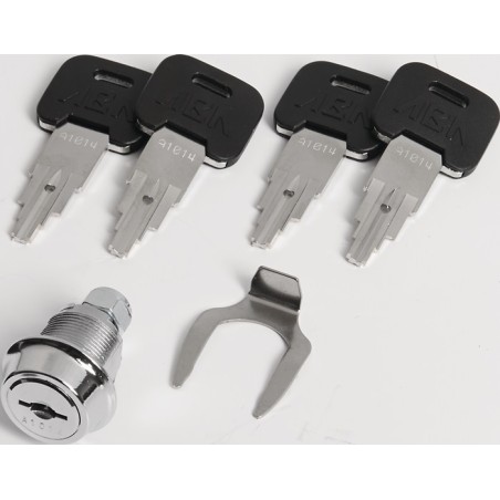 Serrure à cylindre avec quatre clés adapté à serv.atelierPlus, profi,établi roul.Plus PROMAT