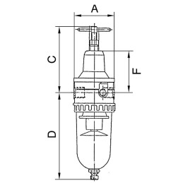 Régulateur de filtre standard RIEGLER
