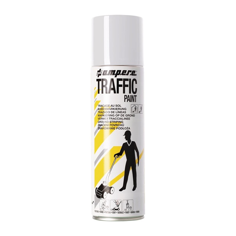 Spray de marquage de sol PEINTURE DE CIRCULATION 500 ml AMPERE Spray de marquage de sol PEINTURE DE CIRCULATION 500 ml AMPERE