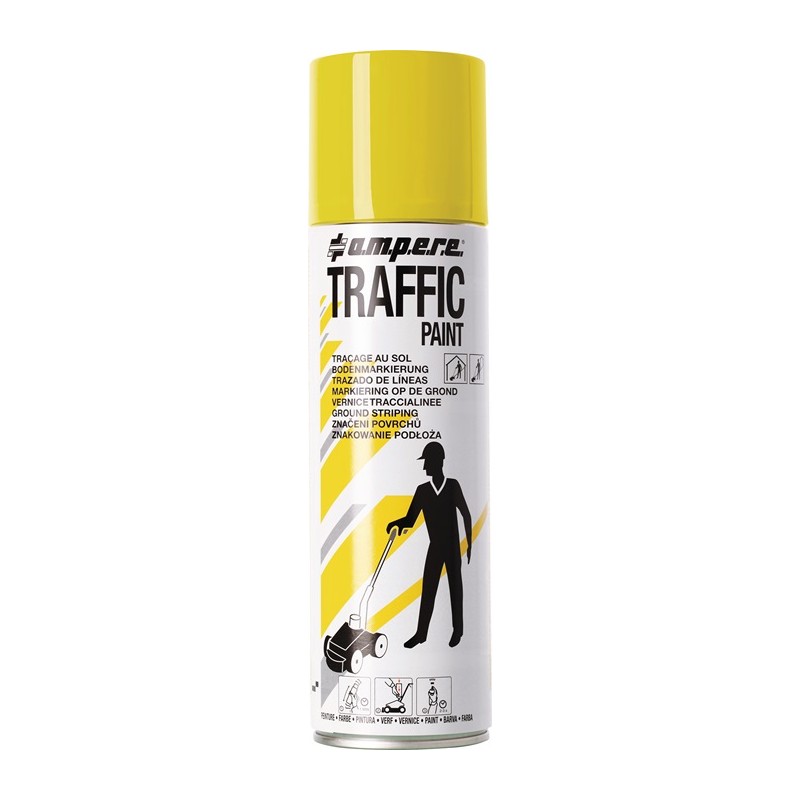 Spray de marquage de sol PEINTURE DE CIRCULATION 500 ml AMPERE Spray de marquage de sol PEINTURE DE CIRCULATION 500 ml AMPERE